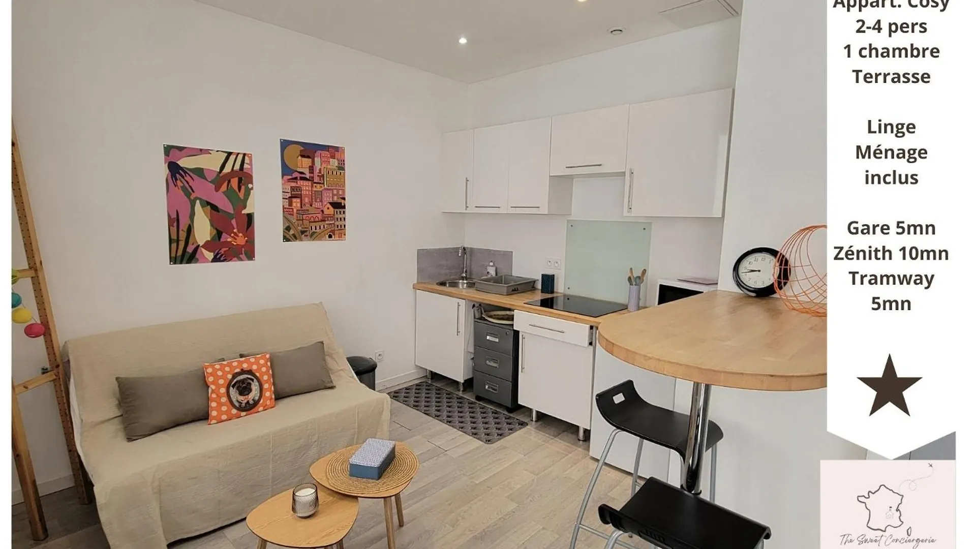 Douceur De Sainte - Appartement Cosy 2-4 Personnes Centre Apartment Saint-Etienne (Loire)