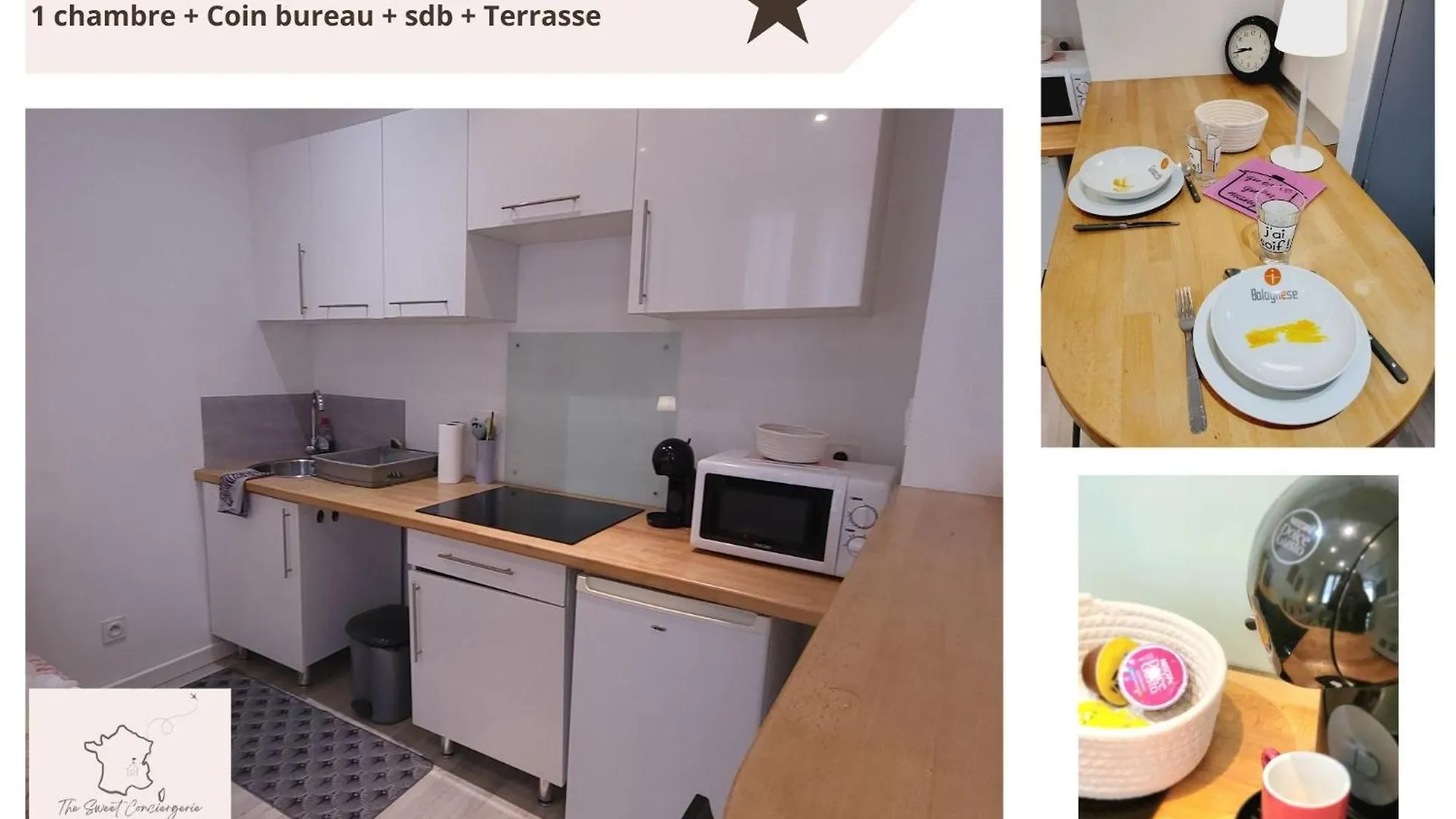 Douceur De Sainte - Appartement Cosy 2-4 Personnes Centre France