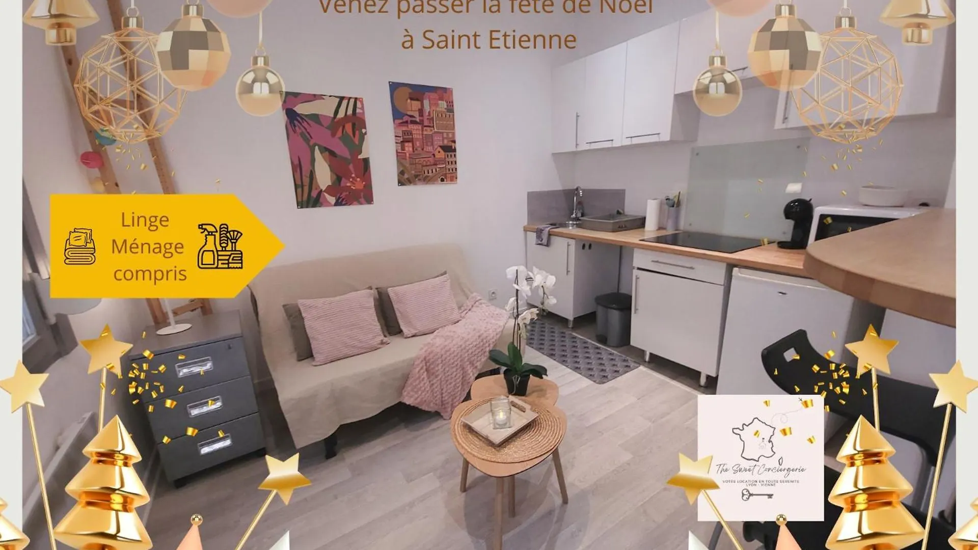 Douceur De Sainte - Appartement Cosy 2-4 Personnes Centre location